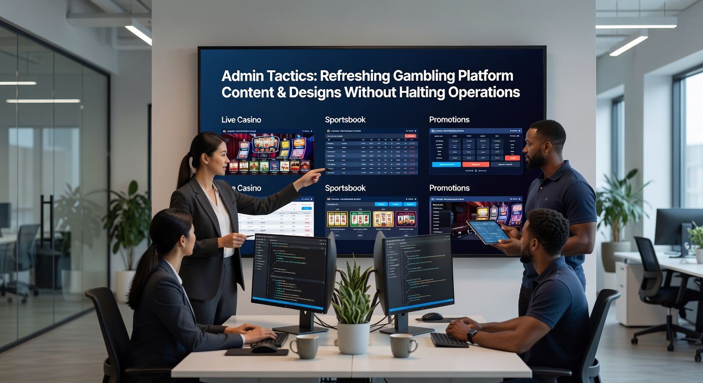 Live monitoring dashboard tracking gambling platform updates in real time