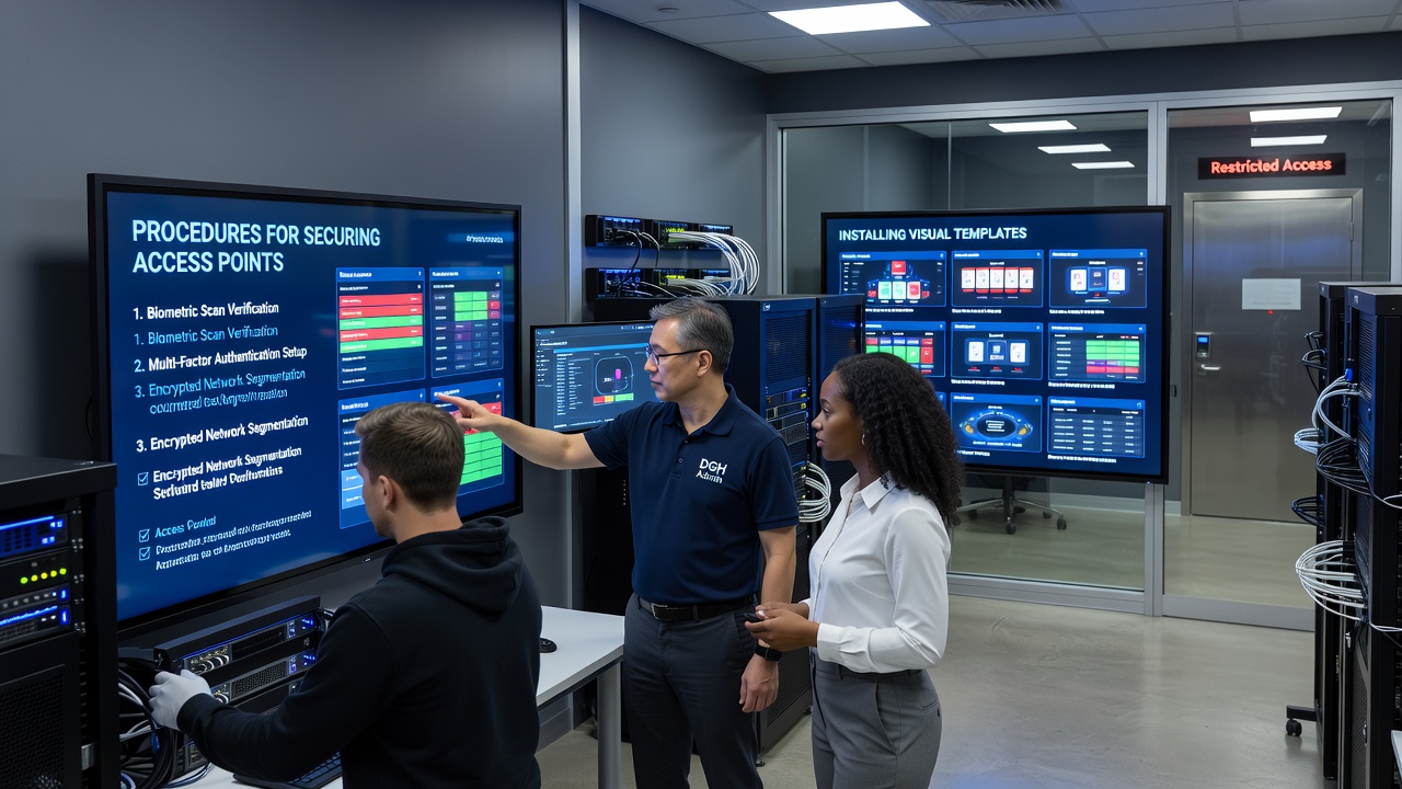 Team installing visual templates in a digital gambling platform dashboard
